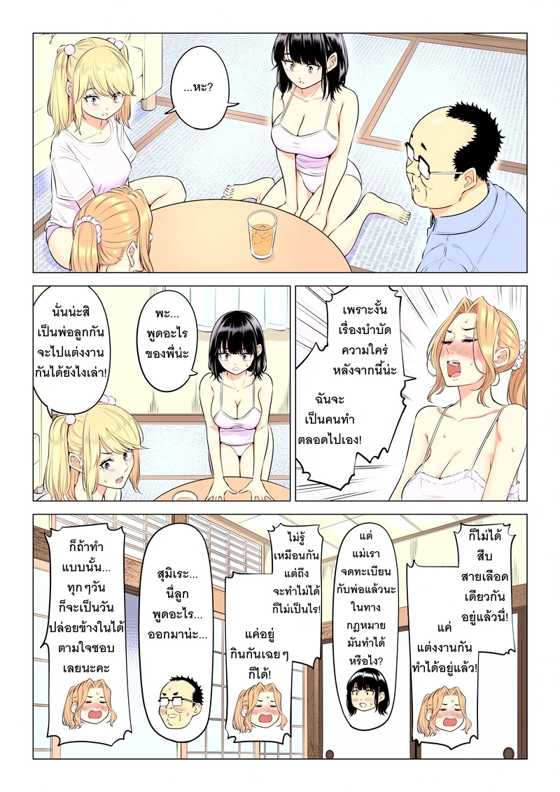อ่านโดจิน หน้าที่บำบัดความใคร่ให้พ่อบุญธรรมของพวกเราสามพี่น้อง แปลไทย
